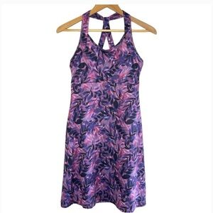 KYODAN Women’s Athletic Tennis Dress, Halter Style, Built-in Shelf Bra
